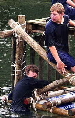 rafting in wet clothes